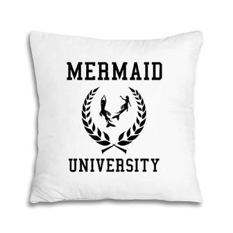 Mermaid University Funny Deep-Sea Diver Sailor Pillow | Mazezy