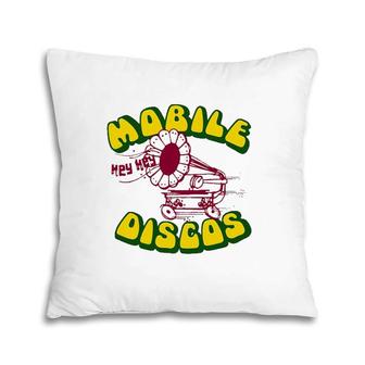 Mobile Discos Hey Hey Classic Pillow | Mazezy