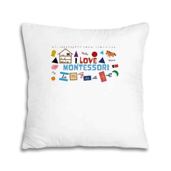 Montessori Method Of Education Language Lovers Pillow | Mazezy