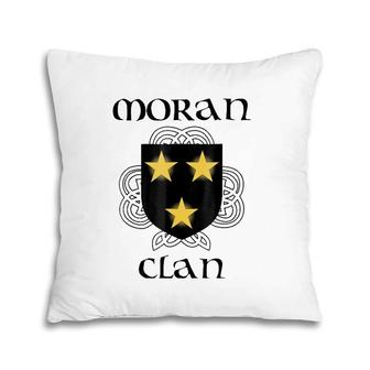Moran Family Crest Irish Reunion Pillow | Mazezy