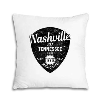 Nashville Tennessee Country Music City Souvenir Gift Pillow | Mazezy