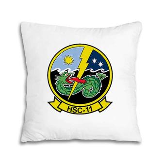 Navy Helicopter Sea Combat Squadron Hsc 11 Dragonslayers Pillow | Mazezy