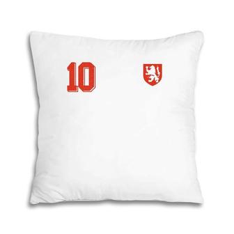 Netherlands Or Holland Design In Football Soccer Style Pillow | Mazezy