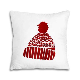 New Years Winter Christmas Fashion Raglan Baseball Tee Pillow | Mazezy