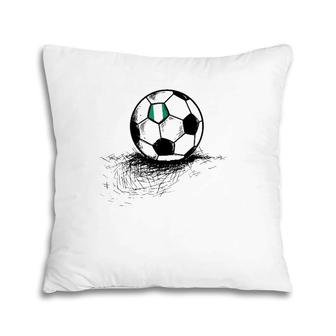 Nigeria Soccer Ball Flag - Nigerian Football Jersey Pillow | Mazezy
