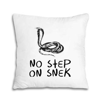 No Step On Snek Patriotic Parody Pillow | Mazezy
