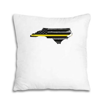 North Carolina 911 Thin Yellow Line Emergency Dispatchers Pillow | Mazezy