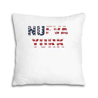 Nueva York Us Flag Spanish New York Pillow | Mazezy AU