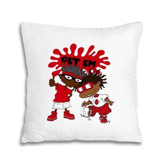 Number 23 Drip Sneaker Matching 1 Retro High Og Patent Bred Pillow | Mazezy