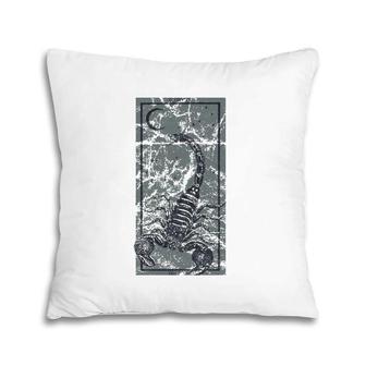 Occult Zodiac Sign Scorpio Tarot Card Astrology Gothic Devil Pillow | Mazezy