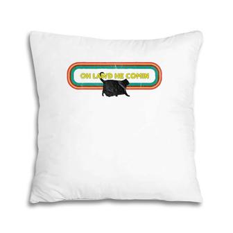 Oh Lawd He Comin Chonk Cat Meme Cat Lover Design Pillow | Mazezy