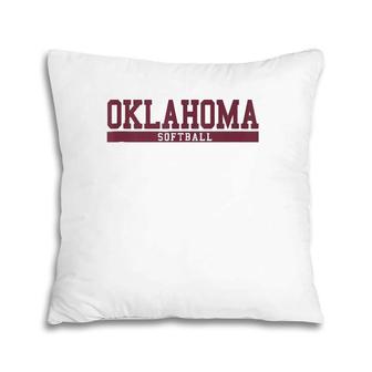 Oklahoma Softball Lover Pillow | Mazezy