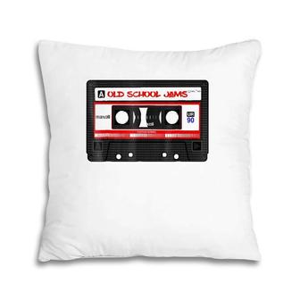 Old School Jams Cassette - Cassette Tape Pillow | Mazezy