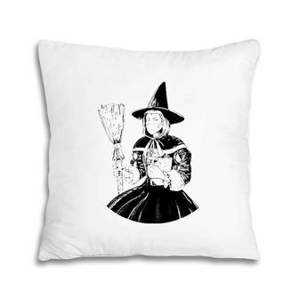 Old World Witch New World Problems Pillow | Mazezy