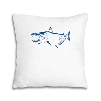 Ozark Blue Cat Lodge Boat Sign Zip Pillow | Mazezy