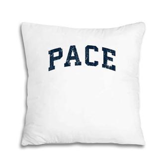 Pace Florida Fl Vintage Sports Design Navy Design Pillow | Mazezy