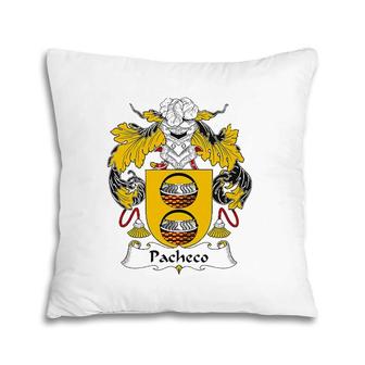 Pacheco Coat Of Arms Family Crest Pillow | Mazezy