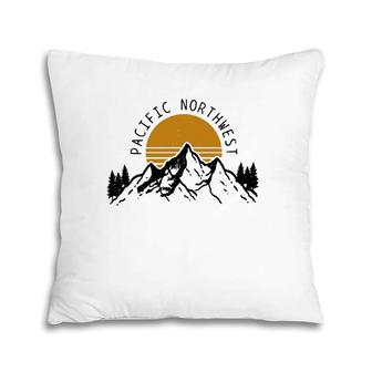 Pacific Northwest Pnw Vintage Oregon Idaho Washington Gift Pillow | Mazezy