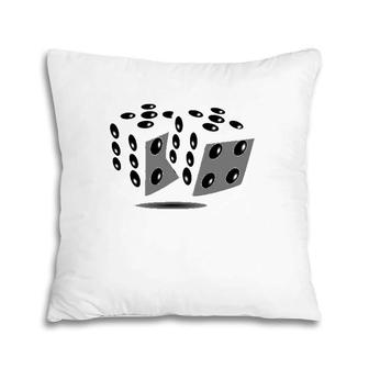 Pair Of Dice Hard Ten Pillow | Mazezy