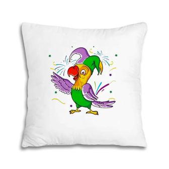 Parrot Mardi Gras Carnival Parade Bird Lover Costume Pillow | Mazezy