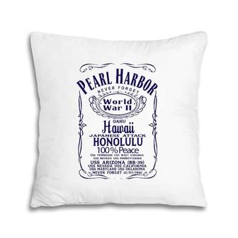 Pearl Harbor Hawaii Oahu Usa United States America Present Pillow | Mazezy