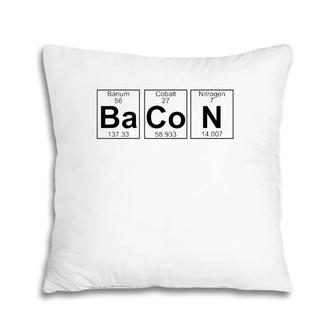 Periodic Bacon Geek Clothing Bacon Pillow | Mazezy