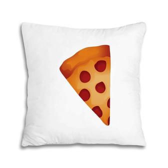 Pizza Pepperoni Slice Of Cheese Topped With Pepperoni Food Pillow | Mazezy