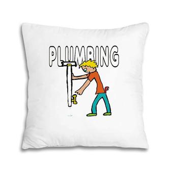 Plumber Plumbing Plumber Worker  Pillow