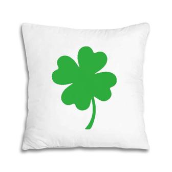 Pocket Size Clover Leaf Shamrock St Patricks Day Pillow | Mazezy