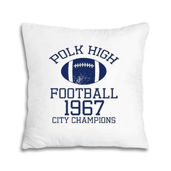 Polk High 33 Football Jersey 90S 80S Pullover Pillow | Mazezy