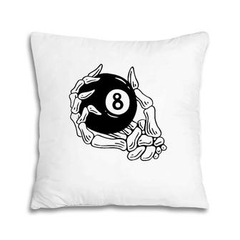 Pool Billiards Vintage 8 Eight Ball Pillow | Mazezy