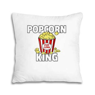 Popcorn King Gift Cinema Movie Snack Pillow | Mazezy