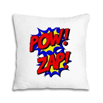 Pow Zap Superhero Lover Tee Pillow | Mazezy