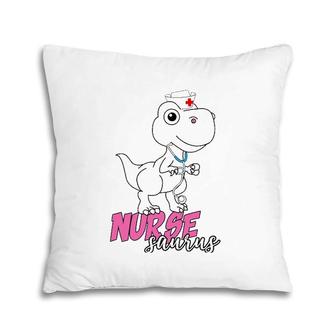 Prehistoric Dinosaurs Nurse Dress Dinos Eggs Nurse Decor Pillow | Mazezy