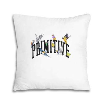 Primitive Tropical Parrot Bird Lover Pillow | Mazezy