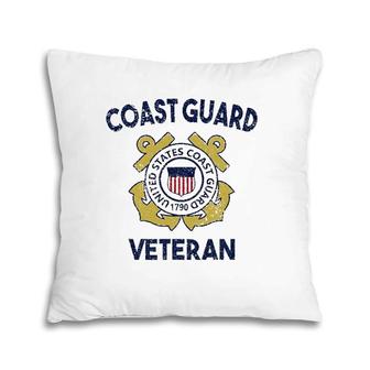 Proud Us Coast Guard Veteran Military Pride Pillow | Mazezy