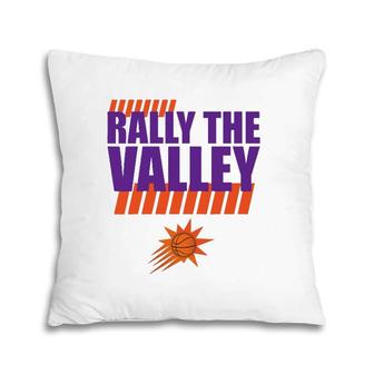 Rally In The Phx Valley Phx Az Basketball Pillow | Mazezy