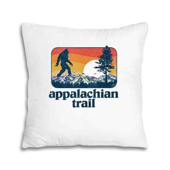 Retro Appalachian Trail Bigfoot Mountain Trees Outdoors Tank Top Pillow | Mazezy
