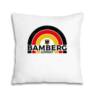 Retro Bamberg Germany Gift Pillow | Mazezy