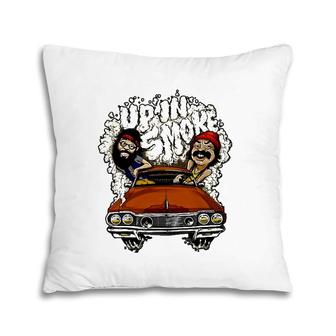 Retro Cheechs Smiling Arts Drive Up Classic In Chongs Gift Pillow | Mazezy