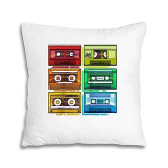Retro Lgbt Audio Cassette Music Tape 80S 90S Collector Pillow | Mazezy
