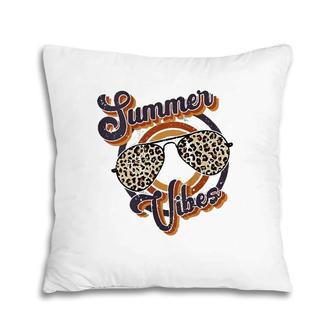 Retro Summer Vibes Pillow | Mazezy