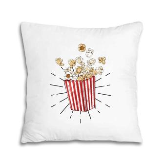 Retro Vintage Popcorn - For Cinema And Living Room - Popcorn Pillow | Mazezy