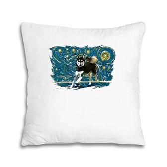 Retro Vintage Style Alaskan Klee Kai Pillow | Mazezy