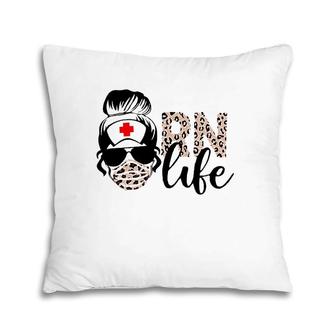 Rn Life Registered Nurse Funny Nursing Womens Pillow | Mazezy