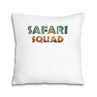 Safari Lovers Zoo Safari Squad Pillow | Mazezy