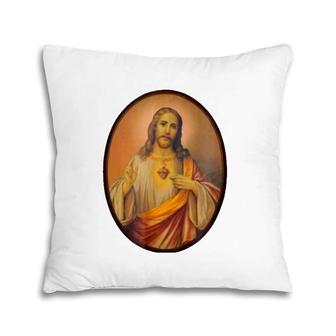 Sagrado Corazon De Jesus Pillow | Mazezy