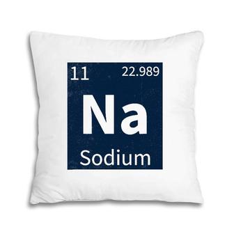 Salt Nacl Sodium Chloride Matching Couples Tee For Halloween Pillow | Mazezy