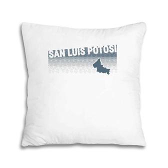 San Luis Potosi Mexico Modern Design Para Potosinos Pillow | Mazezy