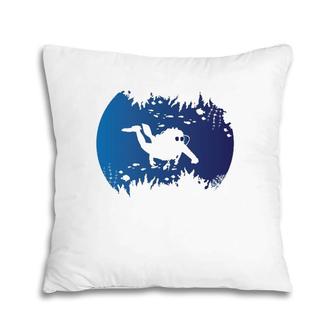Scuba Diving Ultra Deep Aquatic Sport Birthday Gift Pillow | Mazezy